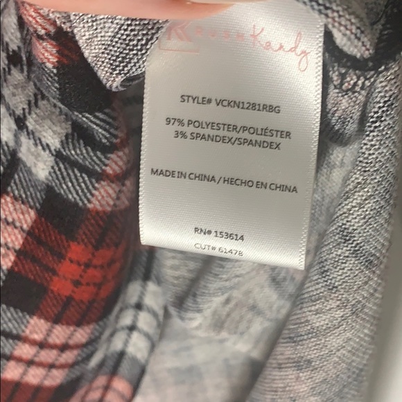 Plaid long sleeve (D0042) - Picture 3 of 3